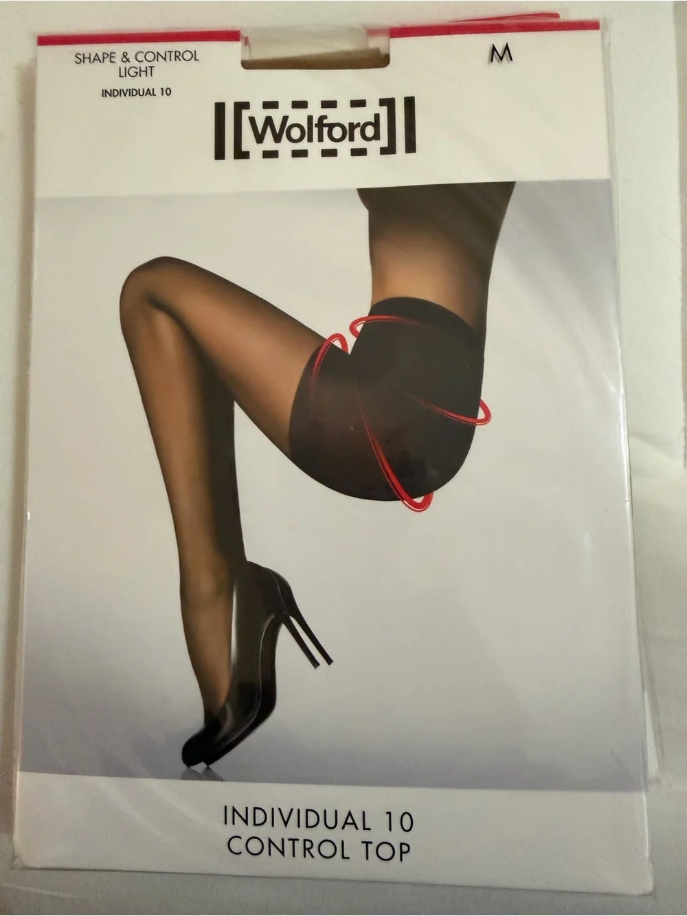 Wolford Sheer Control Top Tights in Black
